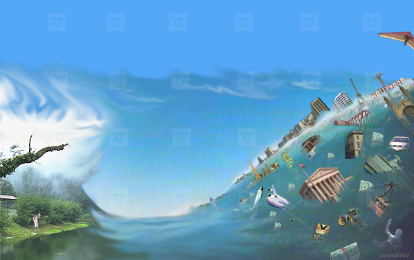 Poster image The Flood